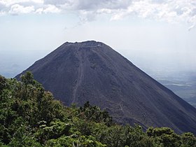 Vue du sommet de l'Izalco.