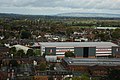 Kingsholm Stadium and its surrounding areas.