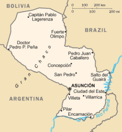 Asunción na mapě