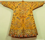 Court robe with nine dragons, Qing dynasty