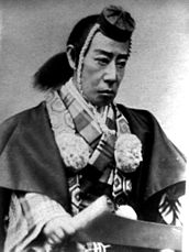 九代目市川團十郎(1838–1903)饰辨慶（明治廿七年六月東京歌舞伎座『勧進帳』）