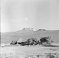 In 1955, before mining changed the shape of the hill