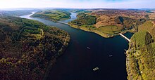 Layout of the Ladybower Reservoir