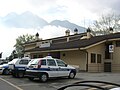 Il comando della polizia municipale in via Mont Émilius ad Aosta.