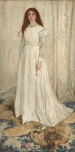 Symphony in White No. 1 – The White Girl, de James McNeill Whistler (1862).