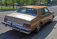 1980 Buick Century four-door sedan, rear view