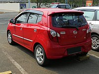 Daihatsu Ayla (sebelum facelift) improvement 2015