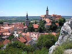 Mikulov, a town in Moravia