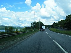 A814 northbound at Shandon - geograph.org.uk - 3531434.jpg