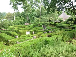 Het Avonturendoolhof gezien van bovenaf