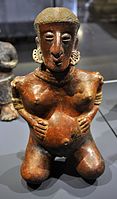 Pottery figure from ancient Mexico