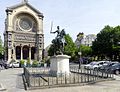 Paris: current position in front of Saint-Augustin Church