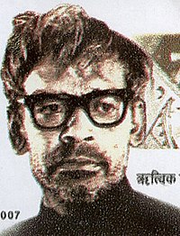 Image of Ritwik Ghatak, a Bengali film director