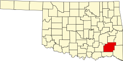 Koartn vo Pushmataha County innahoib vo Oklahoma