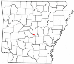 Location of Landmark, Arkansas