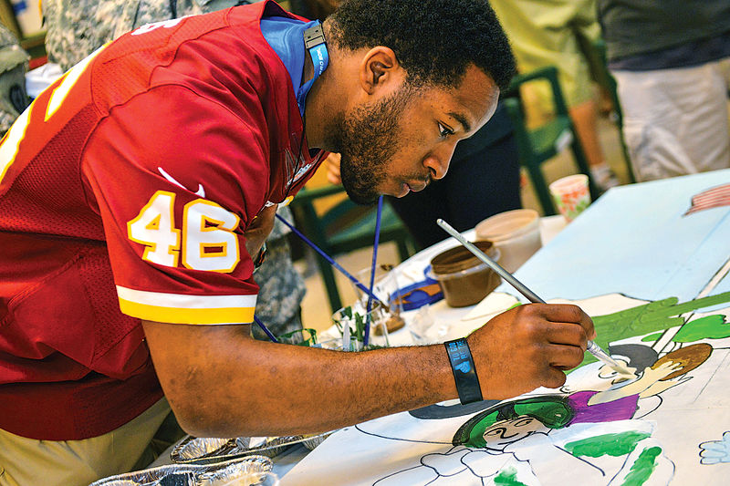 File:Alfred Morris painting 2014.jpg