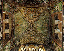 Deckenmosaik in San Vitale, Ravenna