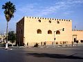 Borj Belkari, un enorme bastión de esquina en las murallas de la Qasba (situado al noroeste