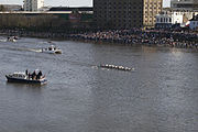 Cambridge Women's VIII at the finish (2)