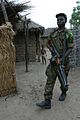 Soldat centrafricain à Birao en 2007.