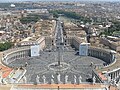 Rome Vue depuis le dôme de la basilique Saint-Pierre