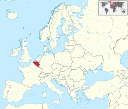 Map of Belgium