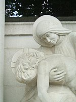 Belgian Soldiers’ Memorial in Kensal Green Cemetery- Pieta