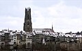 Vue sur le quartier du Bourg et la cathédrale, depuis le quartier de la Neuveville