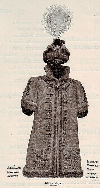 File:Hungarian man's fur coat by Josef Katzer 1900.jpg