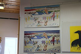 Tapestries at the Uqqurmiut Centre for Arts & Crafts