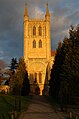 Western path to Pershore Abbey