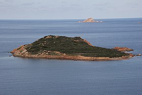 Vue de l'île le 17 octobre 2016.