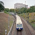 A Class 4020 EMU in his original painting between Rennweg and Quartier Belvedere