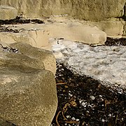 Sea-smoothed stone, Butts Quarries - geograph.org.uk - 1029291.jpg