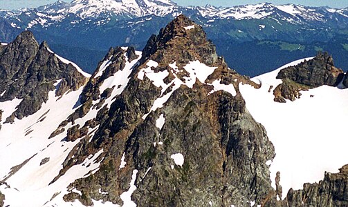 Monte Cristo Peak from Columbia Peak