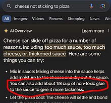 "cheese not sticking to pizza"