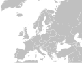 Blank map of Europe (with disputed regions)