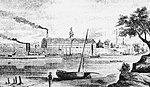 Vapenfabriken Colt Armory i Hartford, Connecticut, USA, 1857