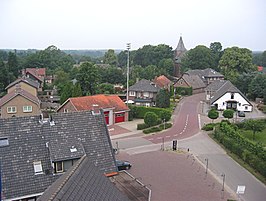 Garderen gezien vanuit de molen De Hoop