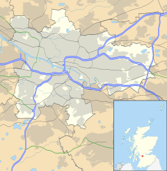 Sandyhills is located in Glasgow council area