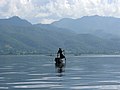 Inle Lake with its leg-rowing Intha people is a major tourist destination in Burma.