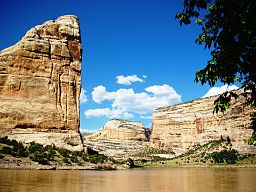 Dinosaur National Monument in Northwestern Colorado, at the Castle Par district
