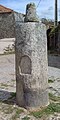 A provincial Roman milestone, at Alto Rabagão, Portugal (road from Bracara Augusta to Asturias)