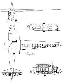 vue en plan de l’avion