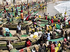 Le port d'Elmina.