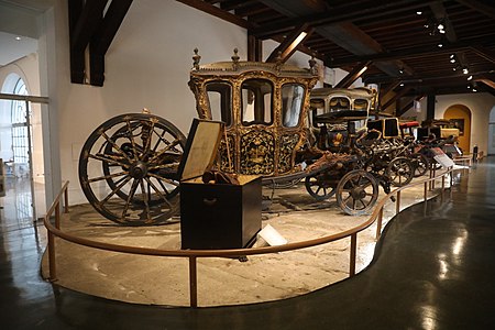 Carriages of the century XIX exposed in the Museum