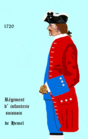 régiment d’Hemel de 1720 à 1729