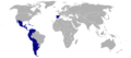 Countries traditionally considered the core of the Hispanidad