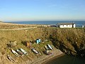 Portlethen Harbour and the North Sea