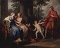Venus überredet Helena Paris zu erhören (Venus overtaler Helena til at lytte til Paris) af Angelika Kauffmann (1790)